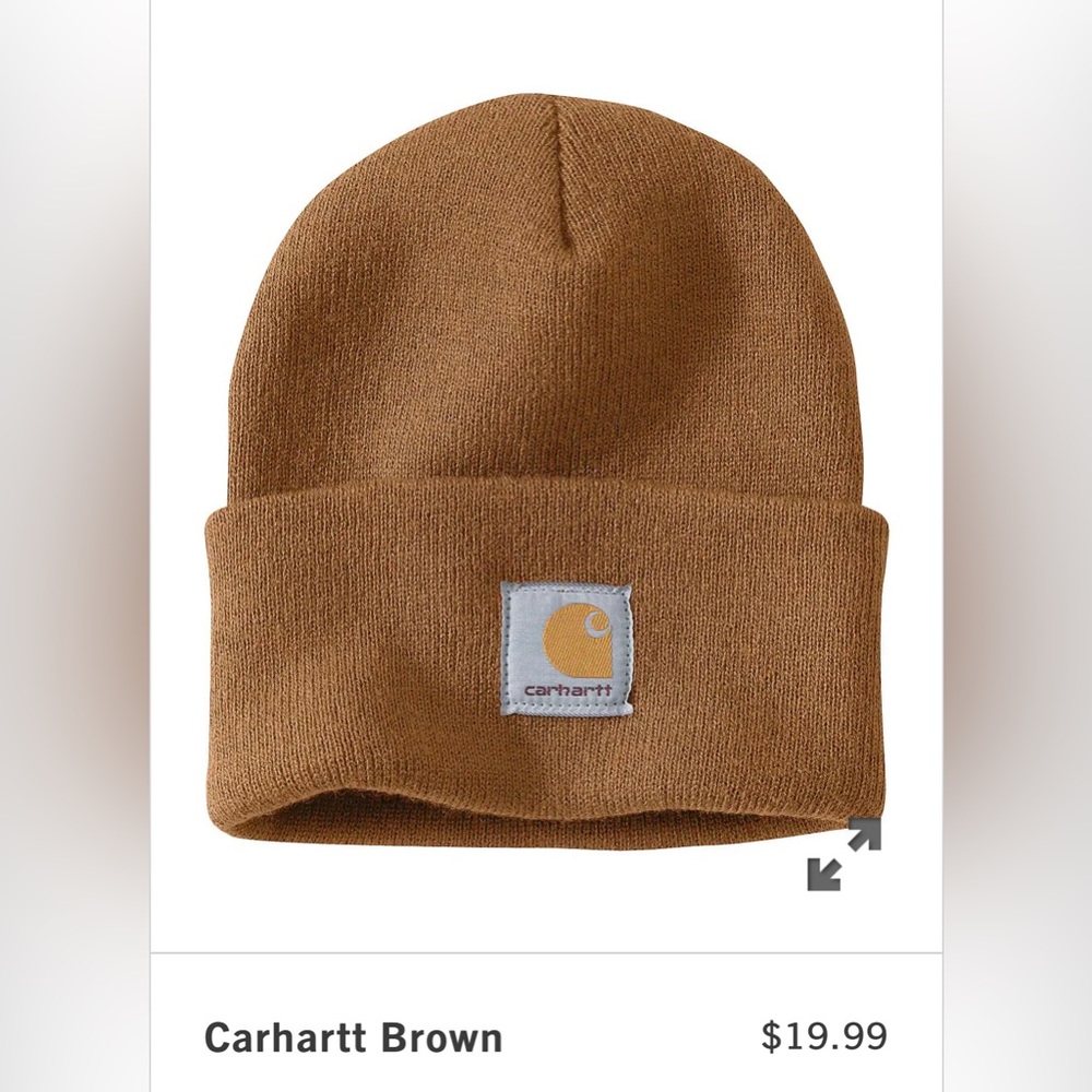 Carhartt brown Beanie